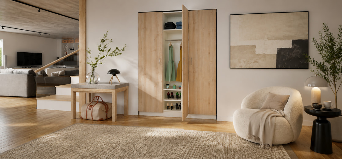 Einbauschrank im Flur